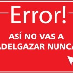 Errores para adelgazar