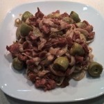 Fettuccine Slim Pasta con Costillas Barbacoa