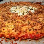 Pizza Low-Carb con masa de coliflor